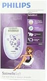 Philips HP6512 Satinelle Soft Epilator, White/Purple