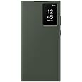 Samsung Smart View Wallet Smartphone Case EF-ZS918 for Galaxy S23 Ultra, Phone Case, Card Slot, Viewing Window, Khaki