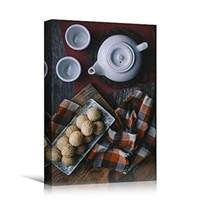 signwin Canvas Wall Art Breakfast Platter Coffee Drinks...