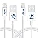 iXCC Lightning Cable 3ft, iPhone Charger, for iPhone X, 8, 8 Plus, 7, 7 Plus, 6s, 6s Plus, 6, 6 Plus, SE 5s 5c 5, iPad Air 2 Pro, iPad Mini 2 3 4, iPad 4th Gen [Apple MFi Certified](2Pack White)