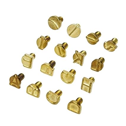 Brennstempel Set für 1840001, ABC S et A-L 16-teilig