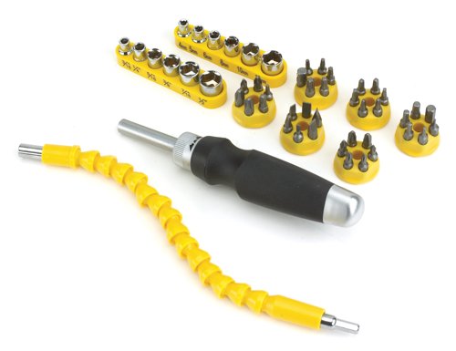 Tradespro 835285 Deluxe Ratchet, Bit and Socket Set, 58-Piece