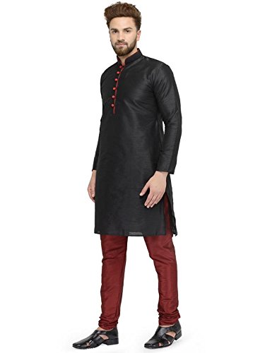 ben martin men's silk blend kurta pyjama (bmw-dkp-800a)