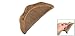 uxcell Half Moon Shaped Fine Toothed Healthy Hair Care Peach Wood Comb