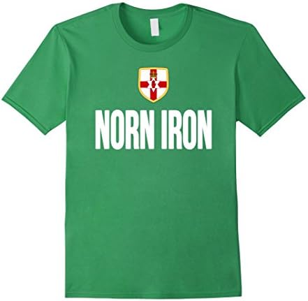 Men's Northern Ireland T-shirt Norn Iron Flag Tee Soccer Football Large Grass