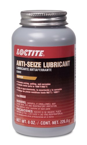 Loctite 38650-12PK Copper Anti-Seize Lubricant - 8 oz. Brush Top Cap, (Pack of 12)