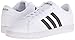 adidas NEO Women's Baseline W Fashion Sneaker, White/Black/White, 8 M US