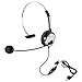 Arama PTT MIC Headphone Headset w/Adjustable Band for Midland GMRS FRS Radios (2 Pack)