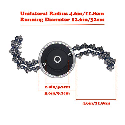 CZS 65Mn Trimmer Head Coil Garden Lawn Mower Brush Cutter Accessory Chain Grass Mower Head Replacement Outdoor Power Tools Universal