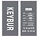 Keybur Men's Cotton Casual Military Army Cargo Camo Combat Work Pants (36, Black)
