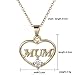 OliaDesign Mom Golden Pendant Necklace Mother's Day Gift for Mom