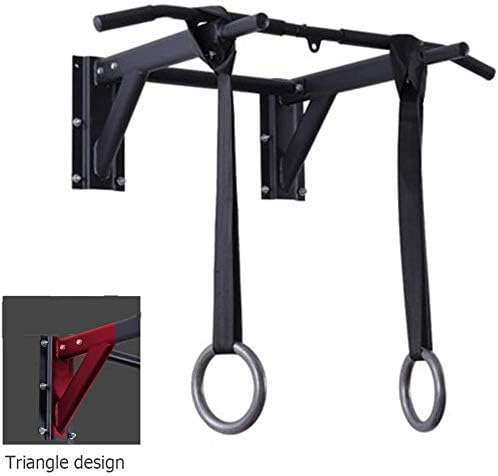 FEOPW Pull-Up Bars Multifunctional Indoor Horizontal Bar Pull-up Device Domestic Wall Fixed Wall Hole Punch Single Parallel Bar Fitness Equipment Load Capacity 200kg wall mounted pull up bars