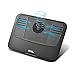 AVLT-Power Laptop Fan Cooling Pad 12-17 Inches, Portable Soft Mesh Bottom, 2-in-1 Detachable Stand for Notebook and Tablet with Tri-Level Height Adjustment & USB Powered Fan, Black