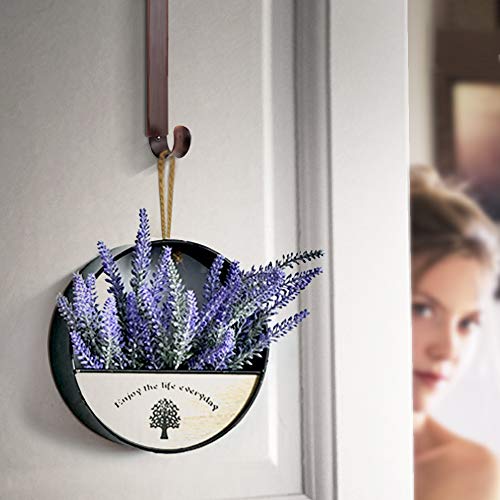 5 Wreath+Hanger+Adjustable+Suction+Bronze