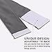 NICETOWN Door Curtains Blackout Rod Pocket Privacy Shades, Thermal Insulated Small Window Treatment French Door Curtain for Silding Door (54W x 40L, Grey, Tie Back Included, 1 Panel)