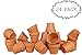 My Urban Crafts 24 Pcs Small Terra Cotta Pots 2.5 x 3 inch Mini Flower Clay Pots with Drainage Hole Ceramic Pottery Terracotta Planter for Succulents and Cactus Plants, Wedding Bridal Party Favors