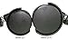 Isokinetics Inc. Brand Adjustable Fitness Ball Chair - Solid Black Metal Frame Finish - Exclusive: 60mm (2.5