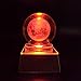 JINGDIAN Crystal LED Moon Lamp Light Ball