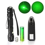 1 Pack Green Light Pen Pointer and Star Projector Caps 2in1 Bright Visible Beam High Power Tactical Flashlights for Outdoor Camping Hiking Astronomy Demo Remote Pen Pointer Projector Cats and Dogs