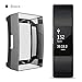 Coobes[2 Pack] Compatible with Fitbit Charge 2 Screen Protector, Soft TPU Full Cover Case Bumper Ultra-Thin Lightweight Shell Compatible Fitbit Charge 2 Smart Watch (Black+Clear)
