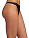 Carnival Womens Tuxedo Style Thong Panty, Black, Large
