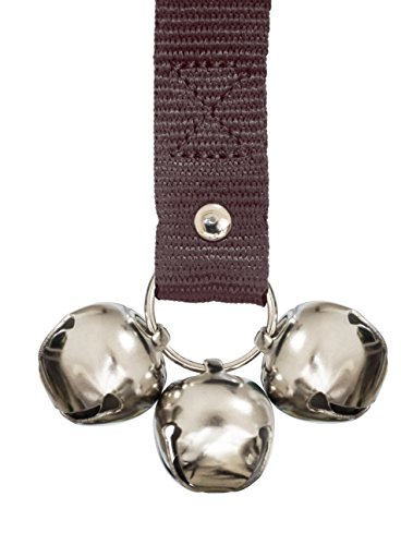 Caldwell's Pet Supply Co. Potty Bells Housetraining Dog Doorbells for Dog Training and Housebreaking Your Doggy. 1.4 Inch Dog Bell with Doggie Doorbell and Potty Training for Puppies (Brown) - Thumbnail 4