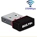 XVZ USB WiFi Adapter, 150mbps Dual Band 2.4G Wireless Adapter, Mini Wireless Network Card WiFi Dongle for Laptop/Desktop/PC, Support Windows10/8/8.1/7/Vista/XP/2000, Mac OS X 10.6-10.14,Linux