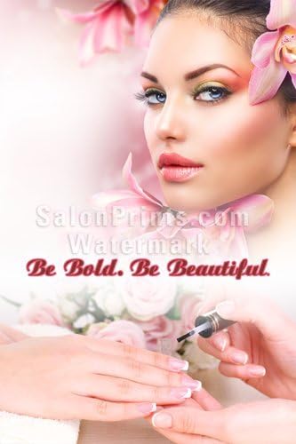 Amazon グローバル印刷サービスネイルサロンポスター 顔ネイルポスター フローラル P 002 32in X 48in アートフレーム ポスター オンライン通販