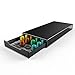 TheCoffeeBox Nespresso Coffee Capsule Holder - Storage Drawer Holds 40 Nespresso Pods, Cups, Discs - Individual Slot For Each Capsule - Black