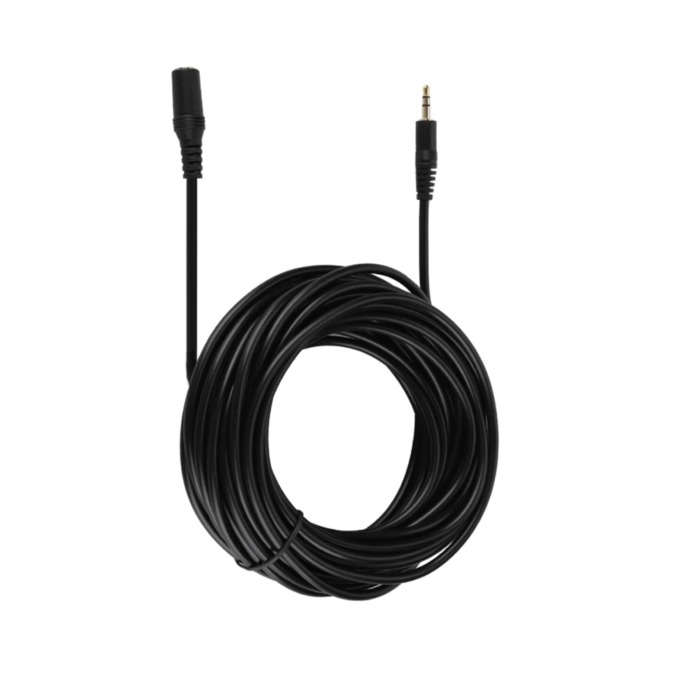 Audio cable,3.5mm Male to Female Optical Extension Cable Jack Aux Cable for Smartphone Headphones Stereo (15m)