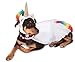 Rubies Unicorn Cape with Hood and Light-Up Collar Pet Costume, XXX-Large
