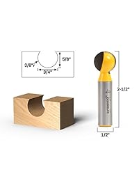 Yonico 14471 - Juego de 4 puntas de punta de bola de 1 2"