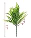 Bird Fiy Boston Fern with Wicker Decorative Silk Plant Simulation Greenery Bushes Indoor Outside Home Garden Office Verandah Wedding Décor 2PCS