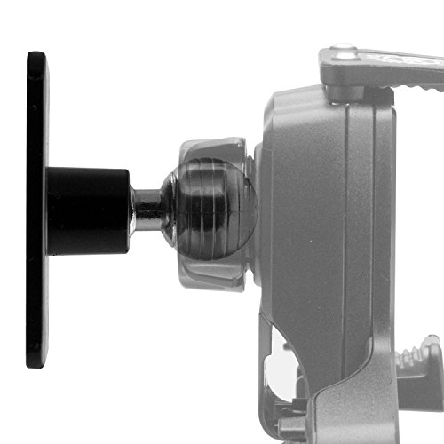 iBOLT Aluminum 17mm AMPs Adapter Plate - for Garmin GPS Devices, Smartphone Holders and Other Industry Standard 17mm adapters