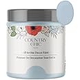 Country Chic All-in-One Chalk Paint for Furniture, Cabinets, Home Decor, Crafts, Eco-Friendly, Matte Finish, Built-In Primer & Top Coat for Wood, Metal - Little Bluebird (blue) Pint (16 oz)