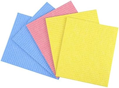 Shop By Room Kitchen Duster Wet Dry Cotton Cleaning Sponge Wipe - Set of 5