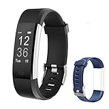 Letsfit Fitness Tracker HR, Activity Tracker Watch with Heart Rate Monitor, IP67 Water Resistant Smart Bracelet with Calorie Counter Pedometer Watch for Android and iOS