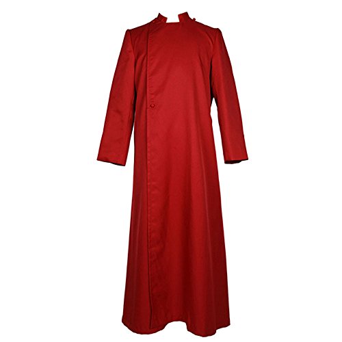 IvyRobes Unisex-adult's Clergy&Pulpit Cassock Red