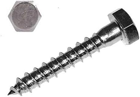 Blister Tornillo Rosca Madera Cabeza Hexagonal Din 571 Cincado Largo 60mm Diámetro 8mm | Leroy Merlin