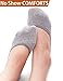 VERO MONTE 4 Pairs No Show Socks Women Cotton Sports Liners (NUDE+GREY, 8-9.5)