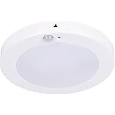 LIT-PaTH LED Flush Mount Ceiling Light, Closet Lighting Fixture with Motion Sensor and Dusk to Dawn, 10.5W, 800 Lumen, 6.2 In