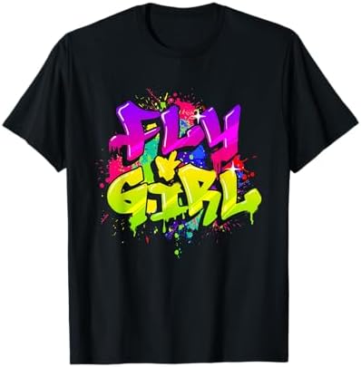 Amazon.com: Fly Girl 80s 90s Old School Hip Hop Girls T-Shirt