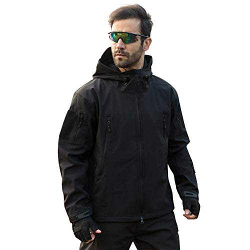 MAGCOMSEN Herren Taktische Softshell Jacke Combat Fleecejacke Männer Military BDU Jacke Airsoft Paintball Jacke… – Bild 3