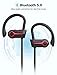 Letscom Wireless Headphones, Bluetooth 5.0 Earbuds IPX7 Waterproof Workout Earphones HD Stereo Sound Bass Headsets Noise Cancellation 15Hrs Playtime with Portable Casethumb 1