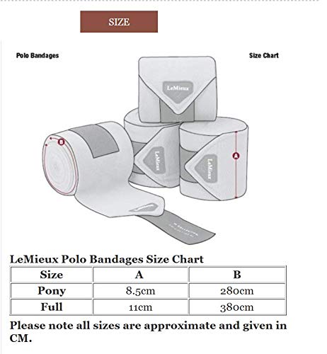Lemieux Luxury Polo Bandages - Benetton Blue - Full