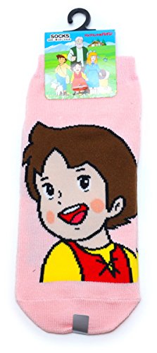 Heidi, Japanese Animation "Women's Sneaker Low Cut Socks Pink" 9-9.5ã€€HJ07