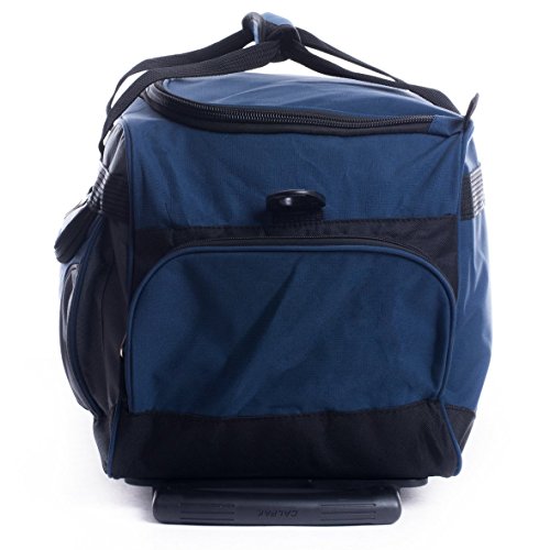 CALPAK Champ Navy Blue 21inch Carry On Rolling Upright Duffel Bag