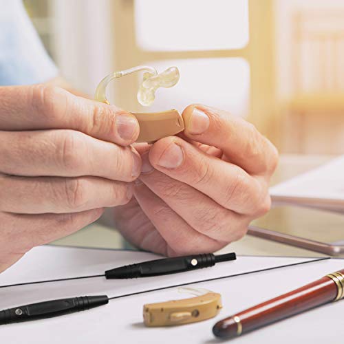 12 Packs Multifunctional Hearing Aid Cleaning Kits with Brush and Wire