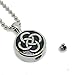 Lauren Annabelle Studio Cremation Jewelry for Ashes Celtic Knot in Circle Irish Necklaces Stainless Pendant