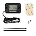 Searon Tach Hour meter Tachometer 2 & 4 Stroke Small Engine Spark For Boat Outboard Mercury Motocross Lawn Mower Black